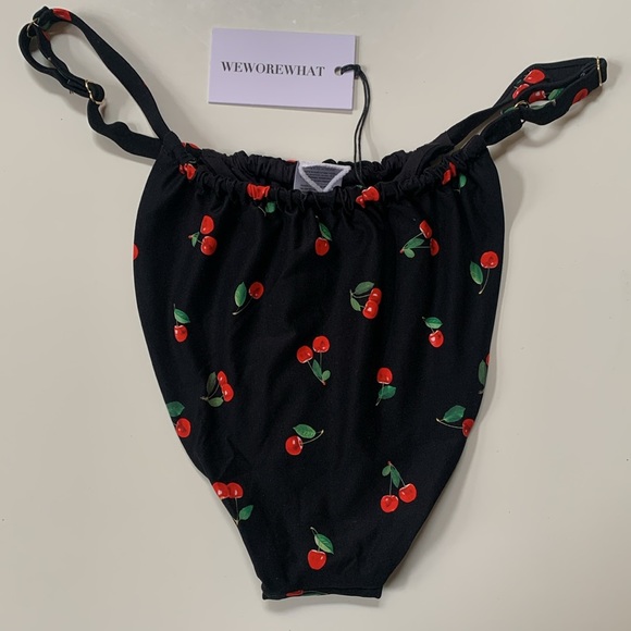 ⭐️HOST PICK⭐️ [L] NWT 👙WEWOREWHAT adjustable bikini bottoms - Picture 5 of 6